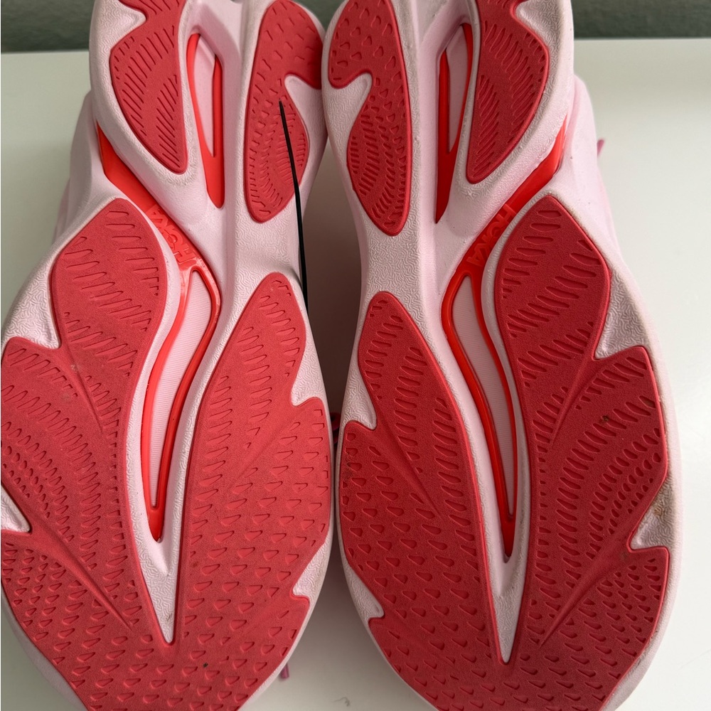 Hoka women size 11  men size 10 Elevon X Light Pink Athletic Shoes - Picture 7 of 9
